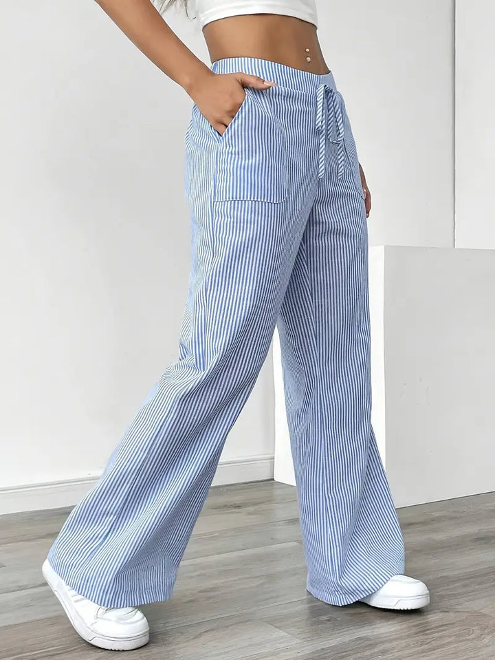 Gabrielle™ | Relaxed Fit Striped Pants