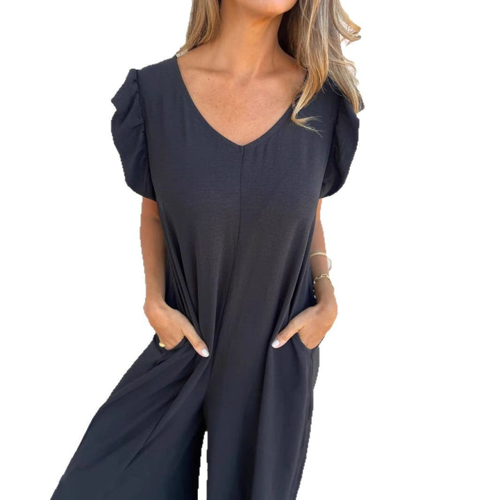 Colette™ | V-Neck Elegant Jumpsuit