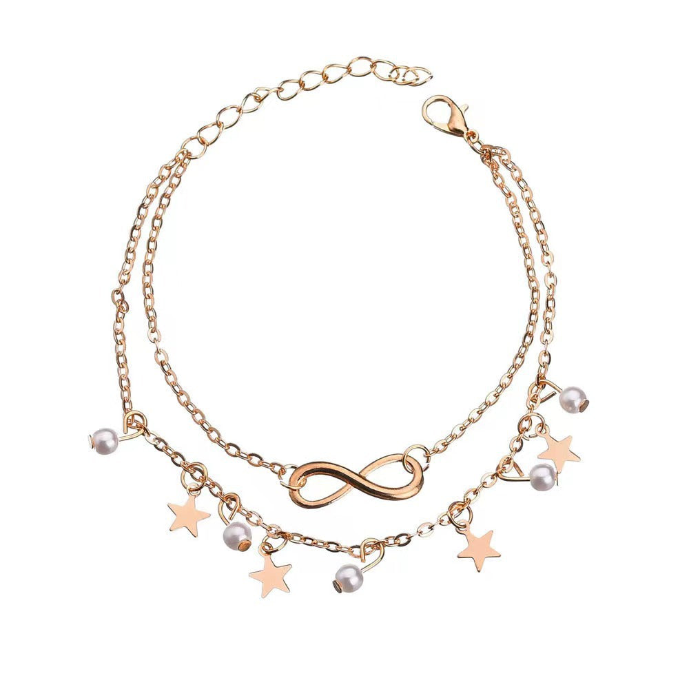 Brielle™ | Adjustable Infinity Charm Anklet
