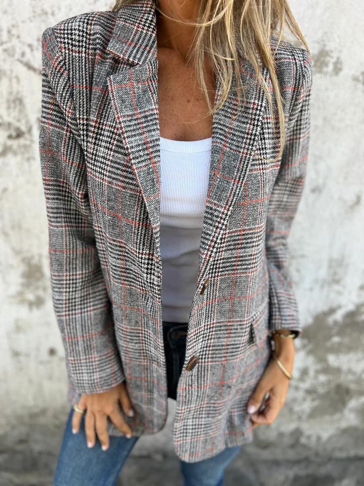 Addison™ | Classic Plaid Blazer