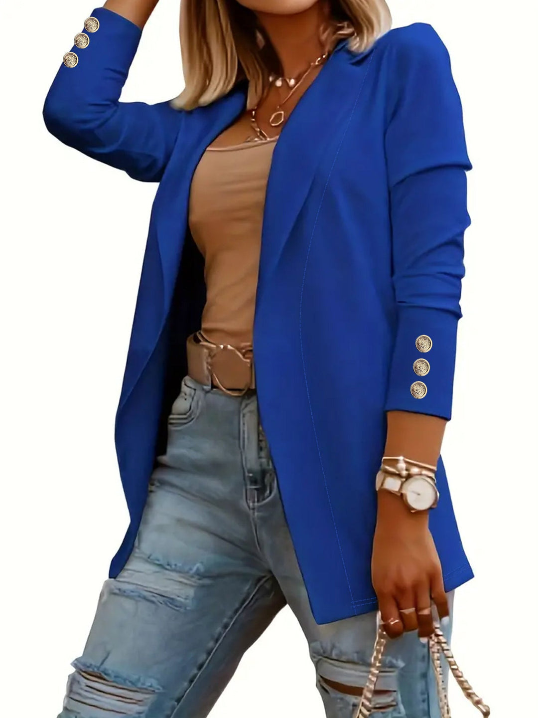 Mckenna™ | Open Front Longline Blazer