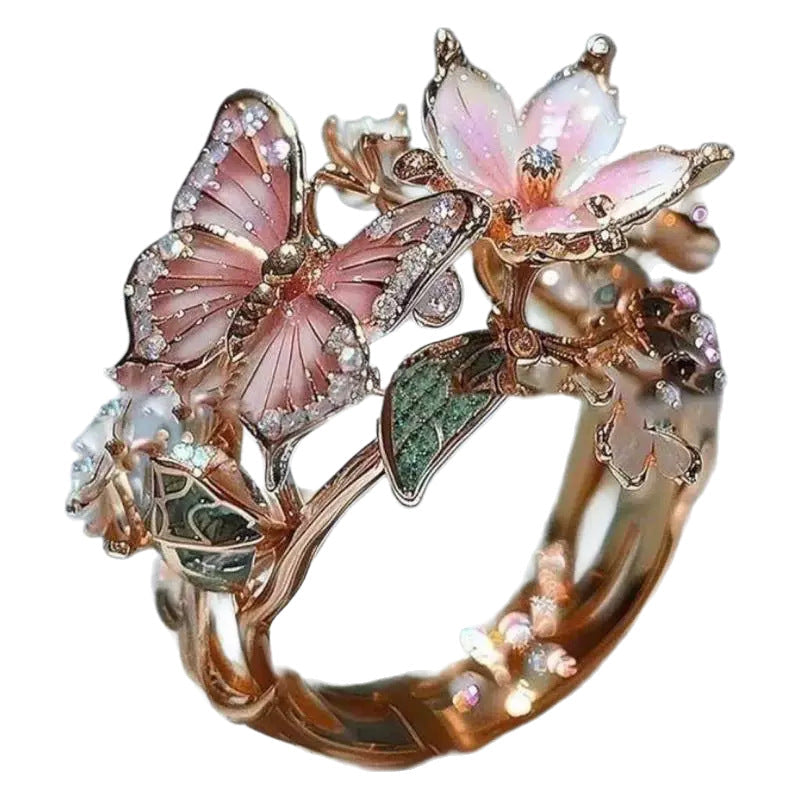 Mia™ | Dainty Sparkling Butterfly Ring