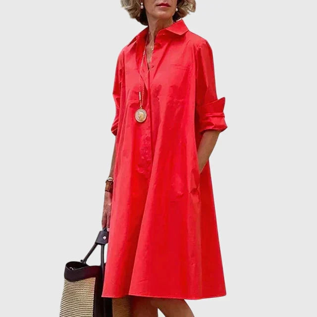 Talina™ | Elegant Pocketed Dress