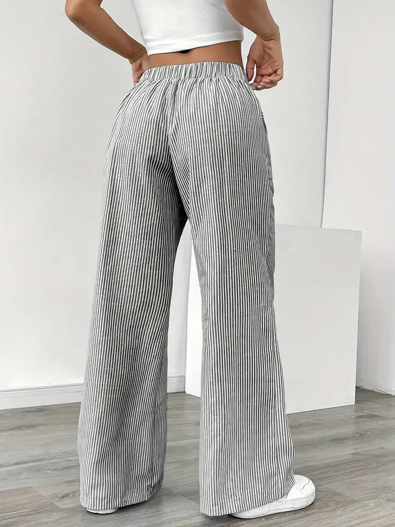 Gabrielle™ | Relaxed Fit Striped Pants
