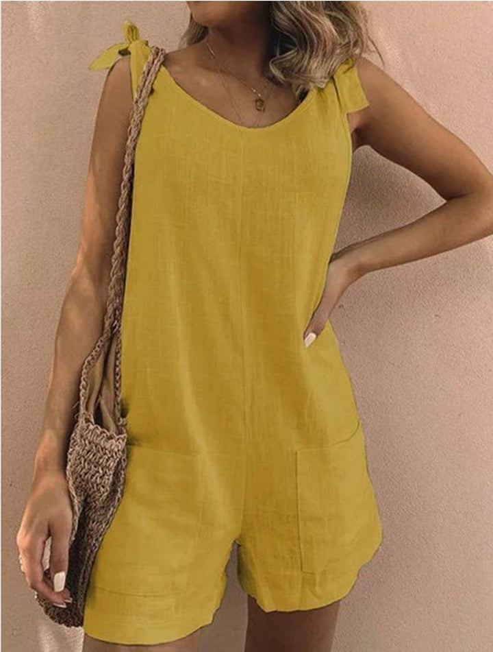 Ivory™ | Casual Sleeveless Summer Playsuit