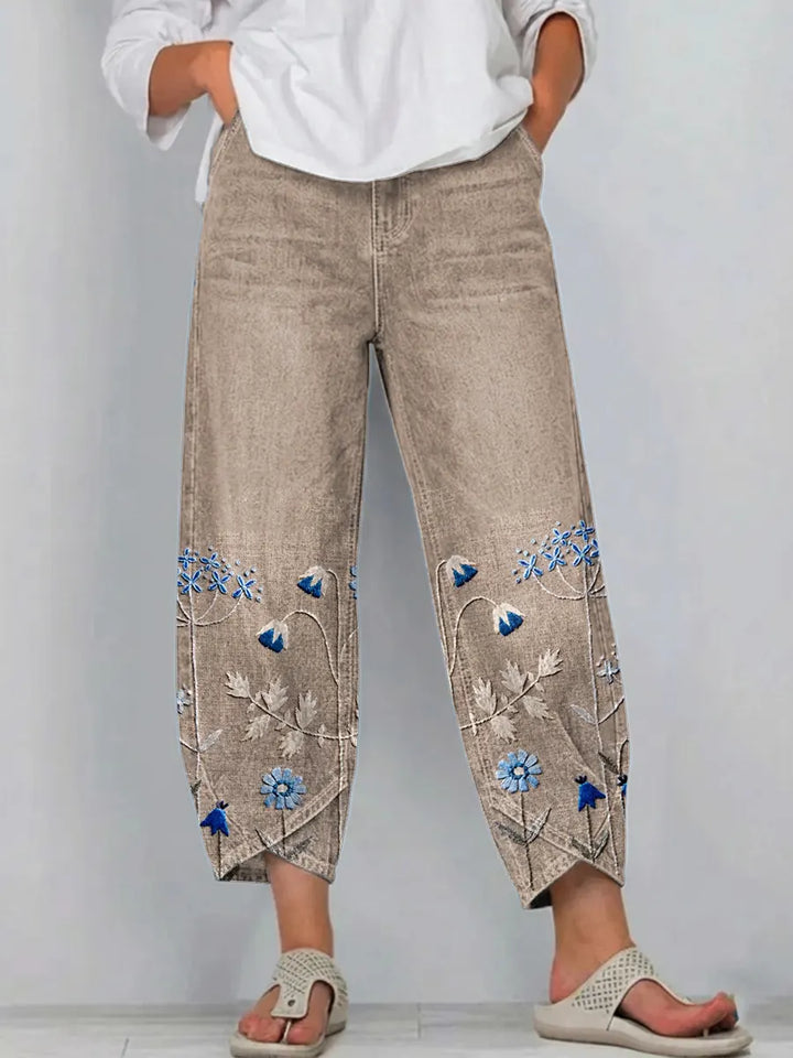 Camille™ | Casual Embroidered Pants