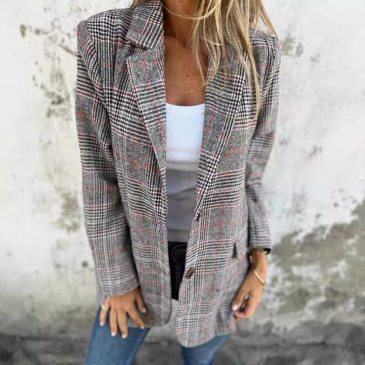 Addison™ | Classic Plaid Blazer
