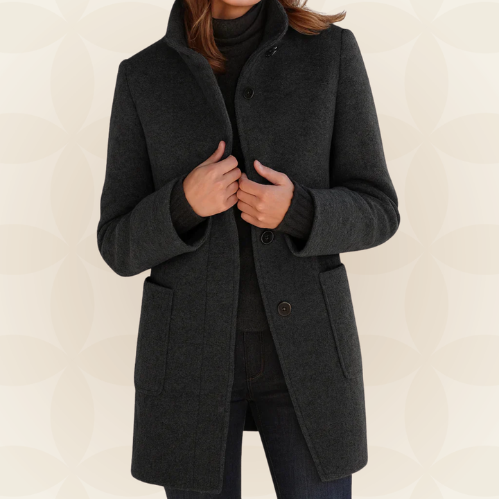 Anna™ | Comfortable High-Collar Jacket