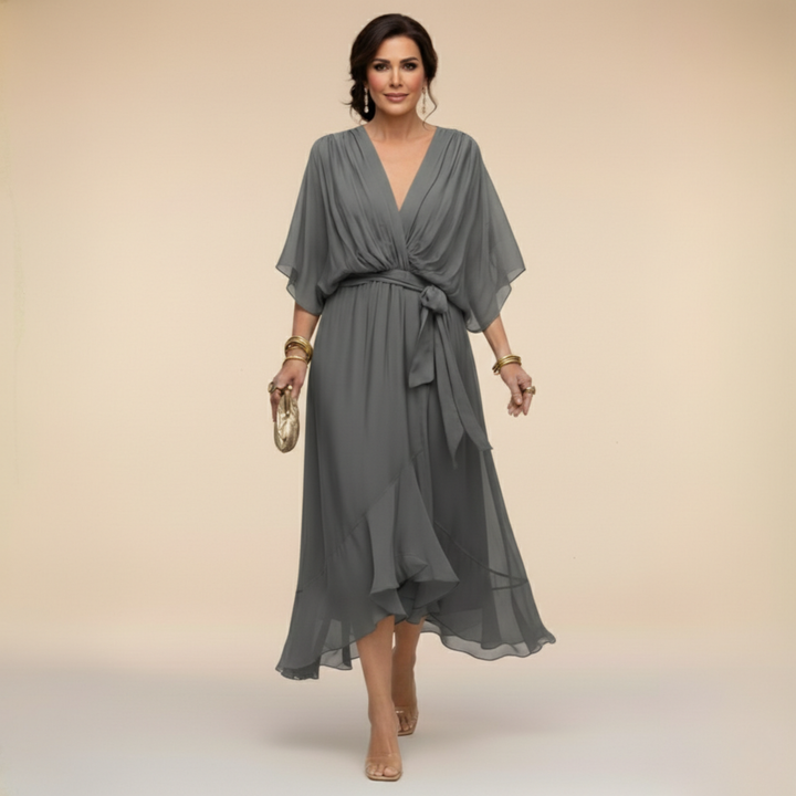 Bethany™ | Elegant V-Neck Dress