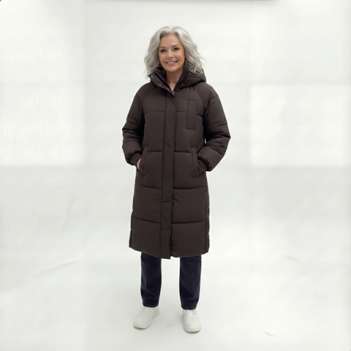 Fiona™ | Long Hooded Puffer Jacket
