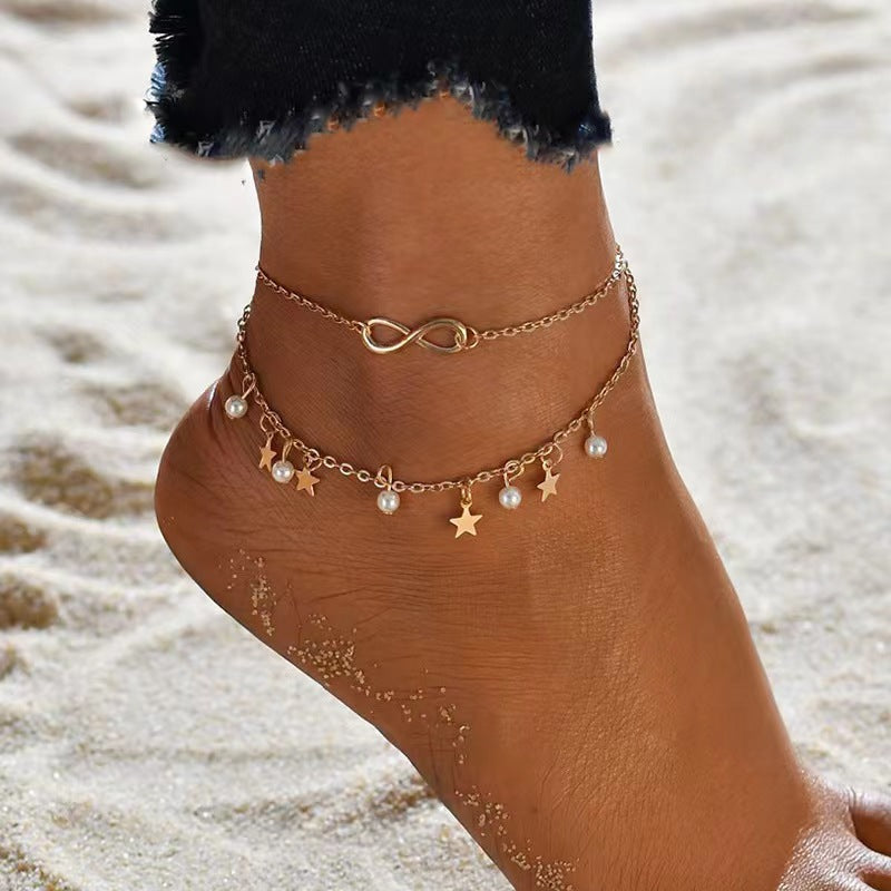 Brielle™ | Adjustable Infinity Charm Anklet