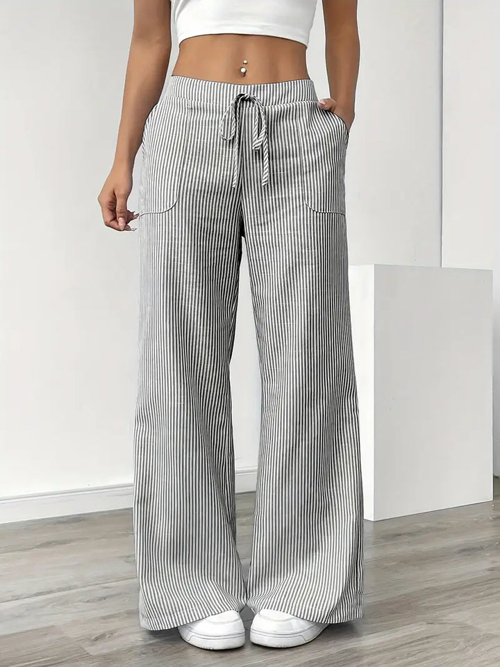 Gabrielle™ | Relaxed Fit Striped Pants