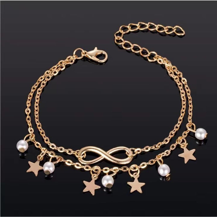 Brielle™ | Adjustable Infinity Charm Anklet