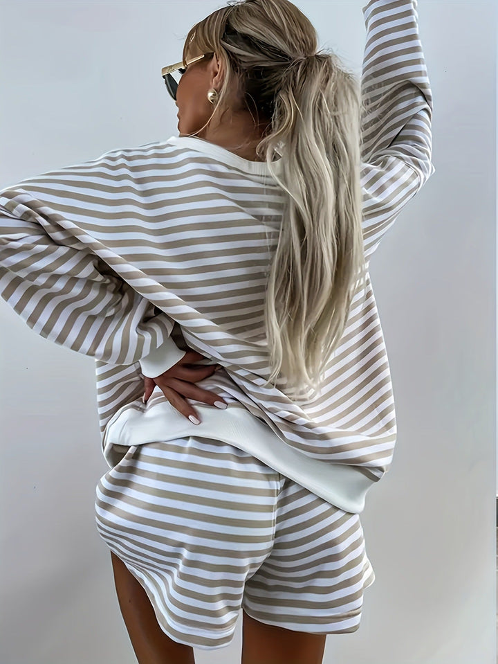 Kendall™ | Relaxed Striped Two-Piece Lounge Set