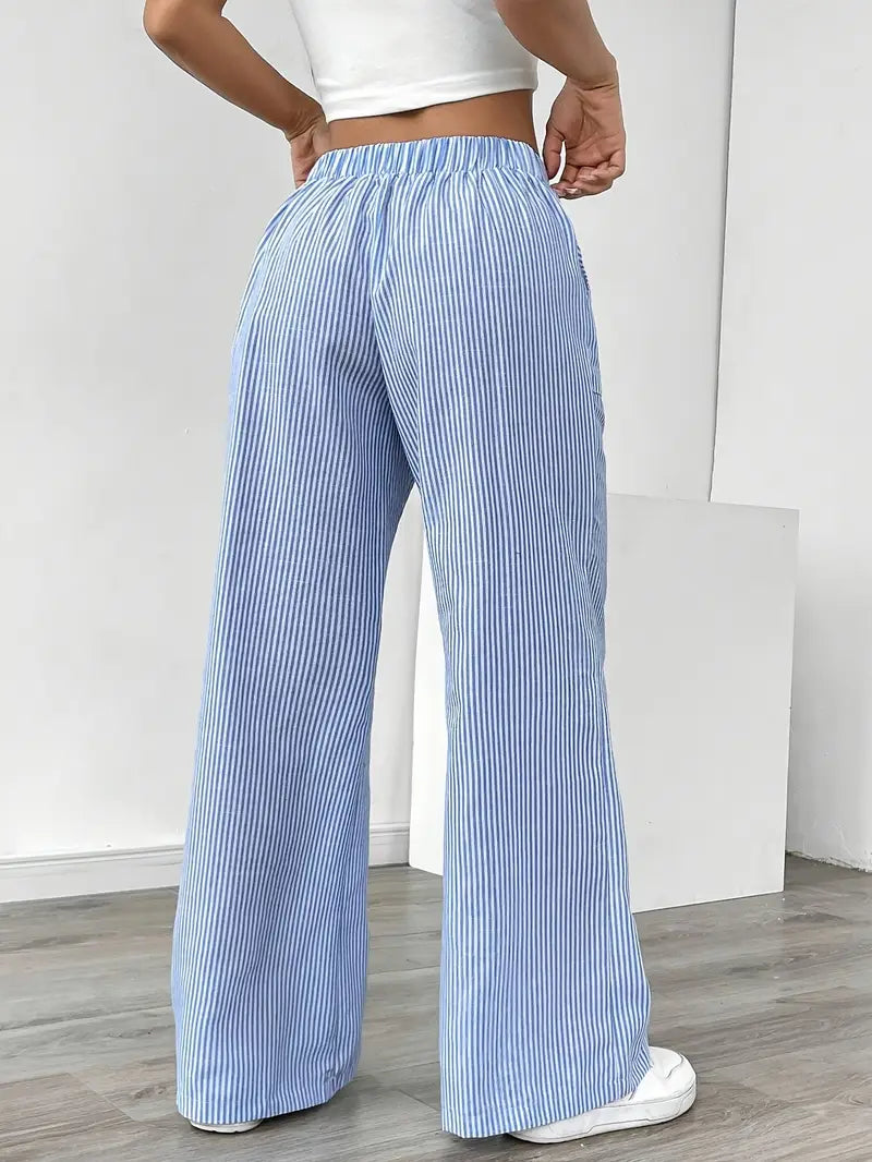 Gabrielle™ | Relaxed Fit Striped Pants
