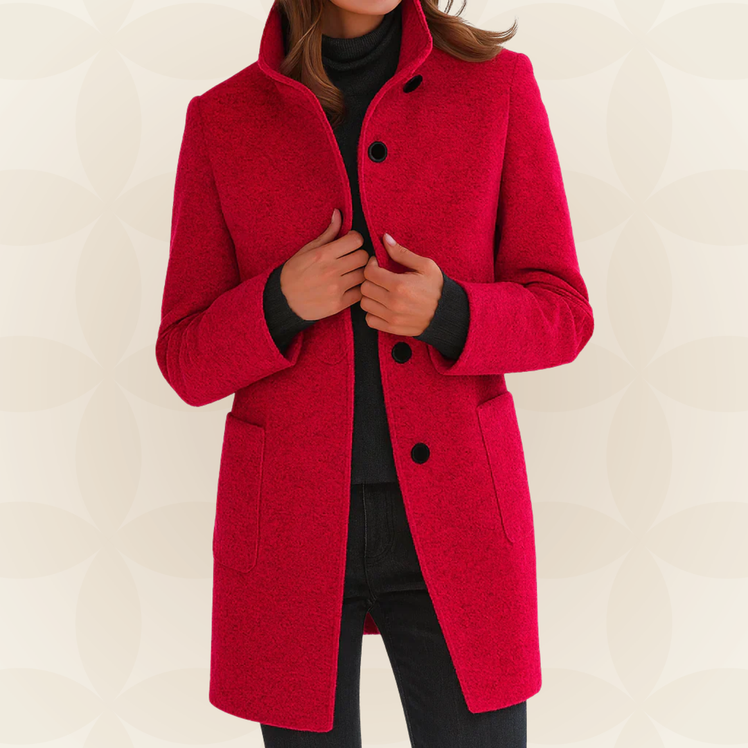 Anna™ | Comfortable High-Collar Jacket