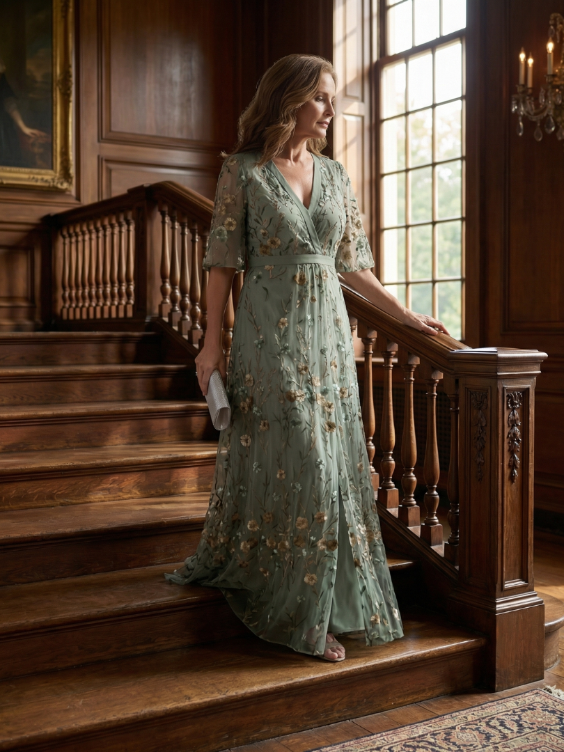 Naomi™ | Halter Neck Floral Maxi Dress