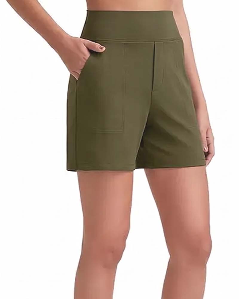 Paisley™ | High-Waisted Lightweight Summer Shorts