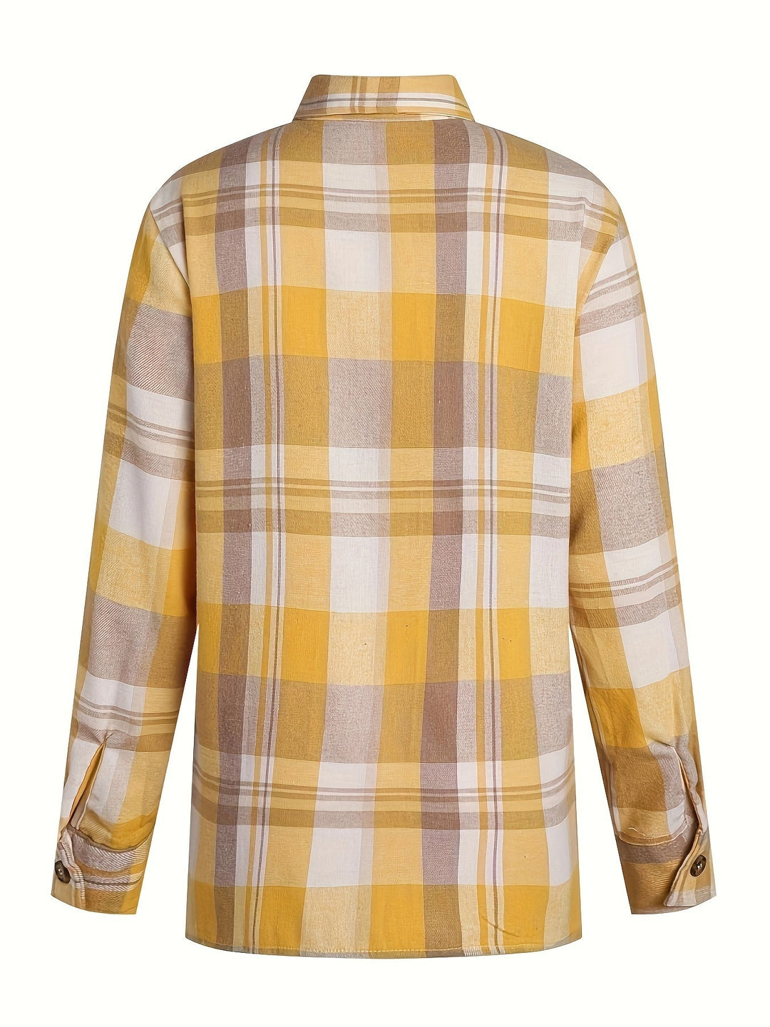 Shelby™ | Oversized Plaid Button Up Shirt