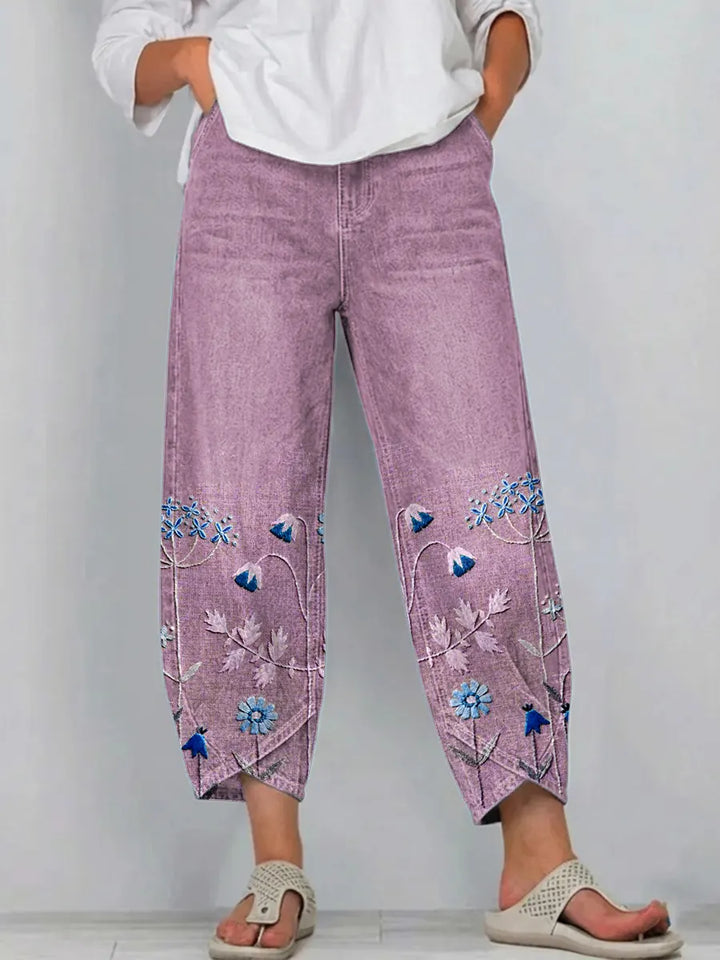 Camille™ | Casual Embroidered Pants