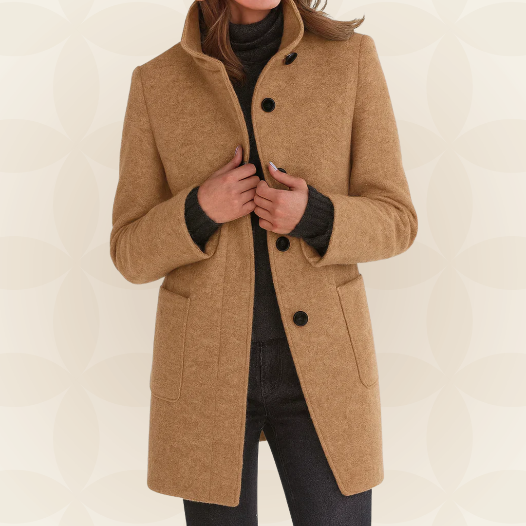 Anna™ | Comfortable High-Collar Jacket
