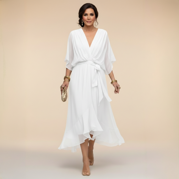 Bethany™ | Elegant V-Neck Dress