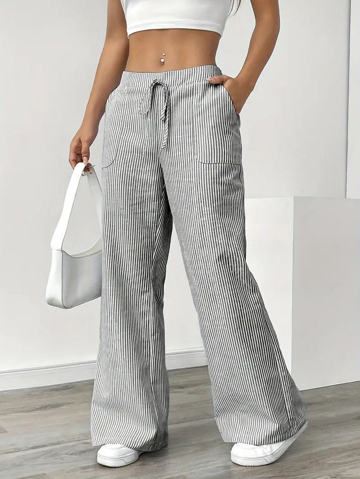 Gabrielle™ | Relaxed Fit Striped Pants