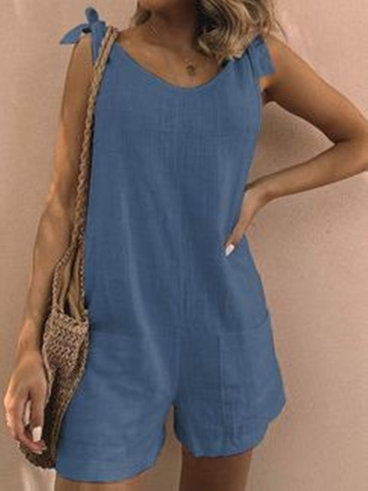 Ivory™ | Casual Sleeveless Summer Playsuit