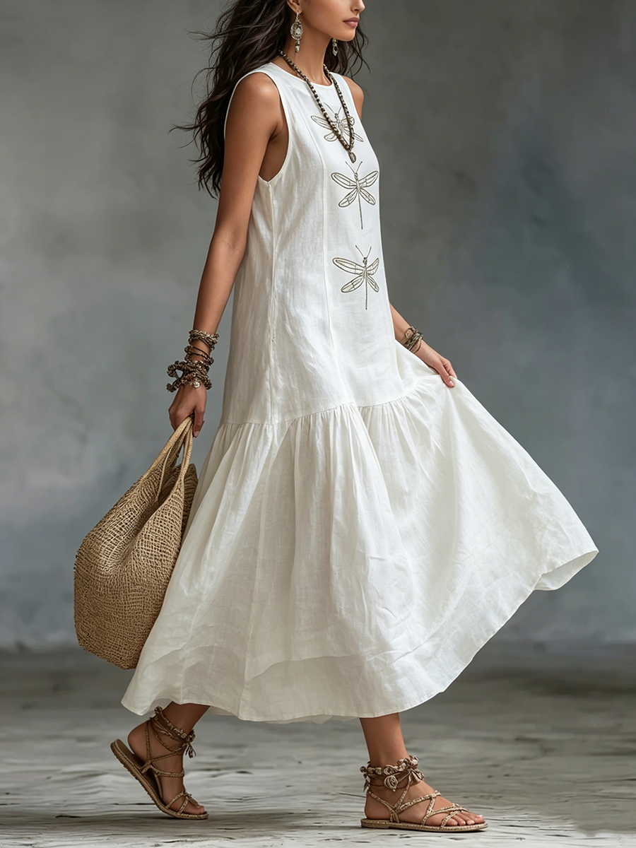 Paisley™ | Sleeveless Flowy Maxi Dress