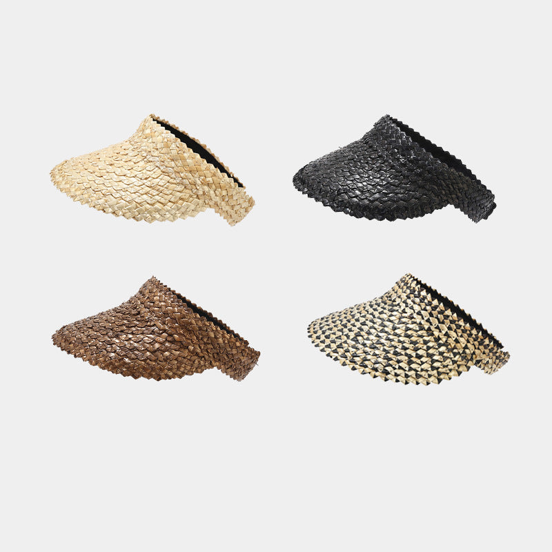 Alanna™ | Wide Brim Adjustable UV Protection Sun Visor Hat