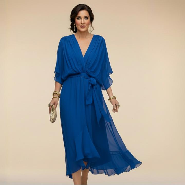 Bethany™ | Elegant V-Neck Dress