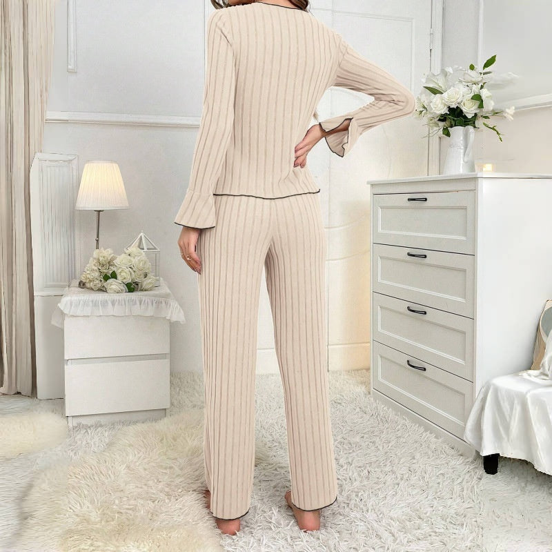 Hazel™ | V-Neck Two-Piece Loungewear Set
