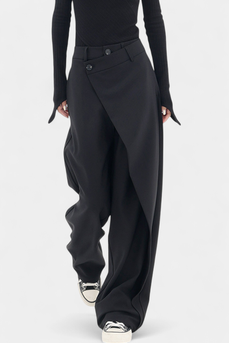Delilah™ | High-Waisted Straight Leg Pants