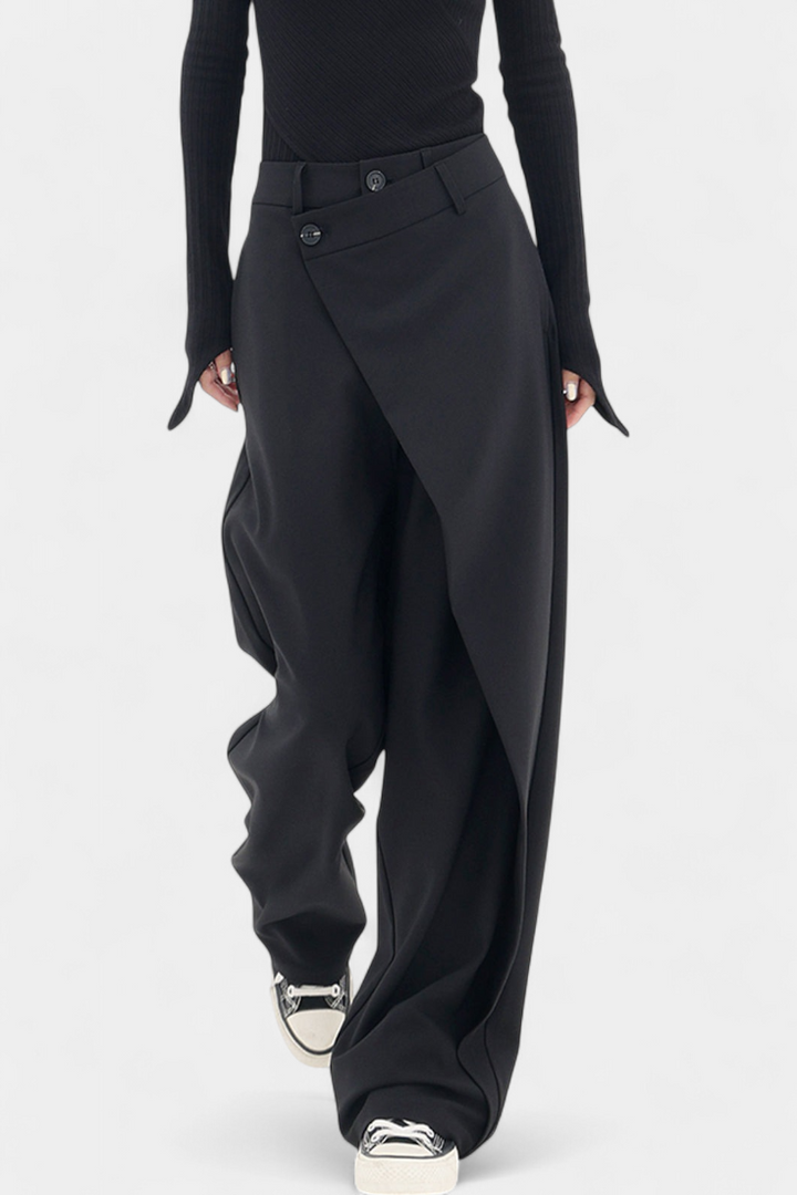 Delilah™ | High-Waisted Straight Leg Pants