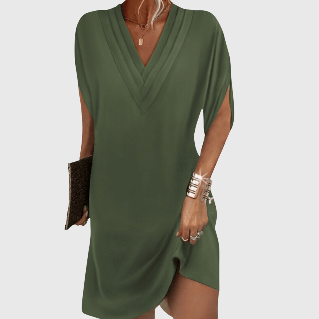 Vionelle™ | Elegant Tummy Control Wrap Dress