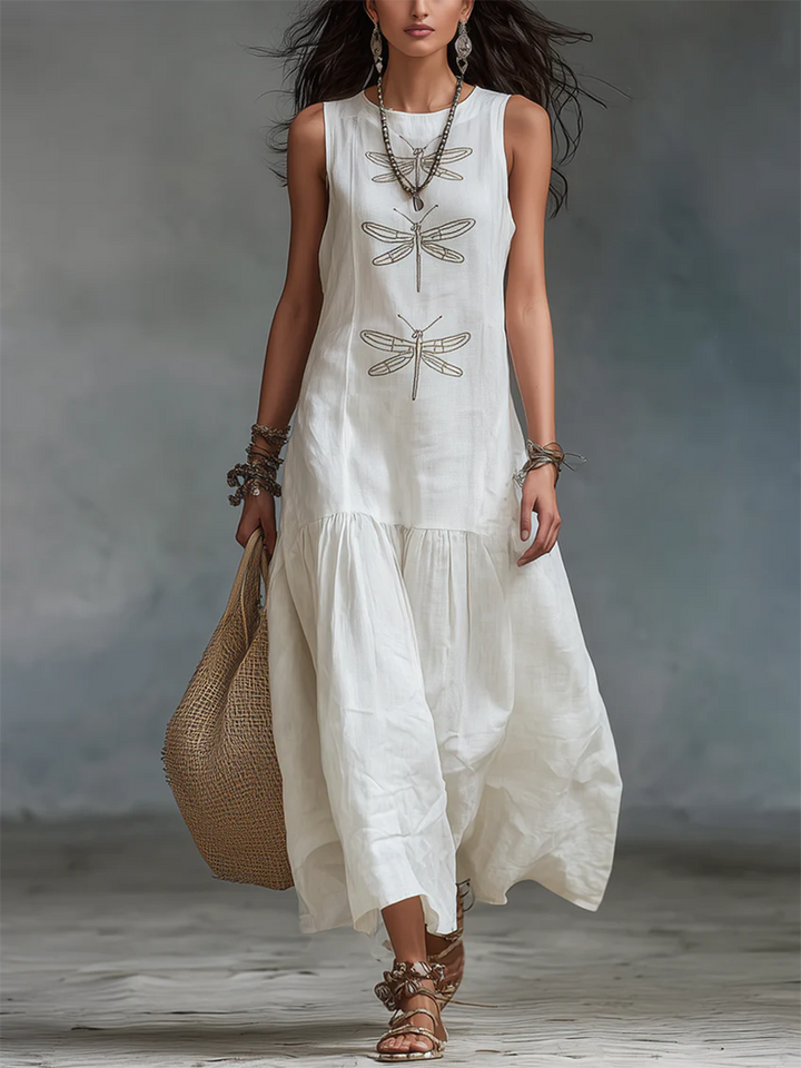 Paisley™ | Sleeveless Flowy Maxi Dress