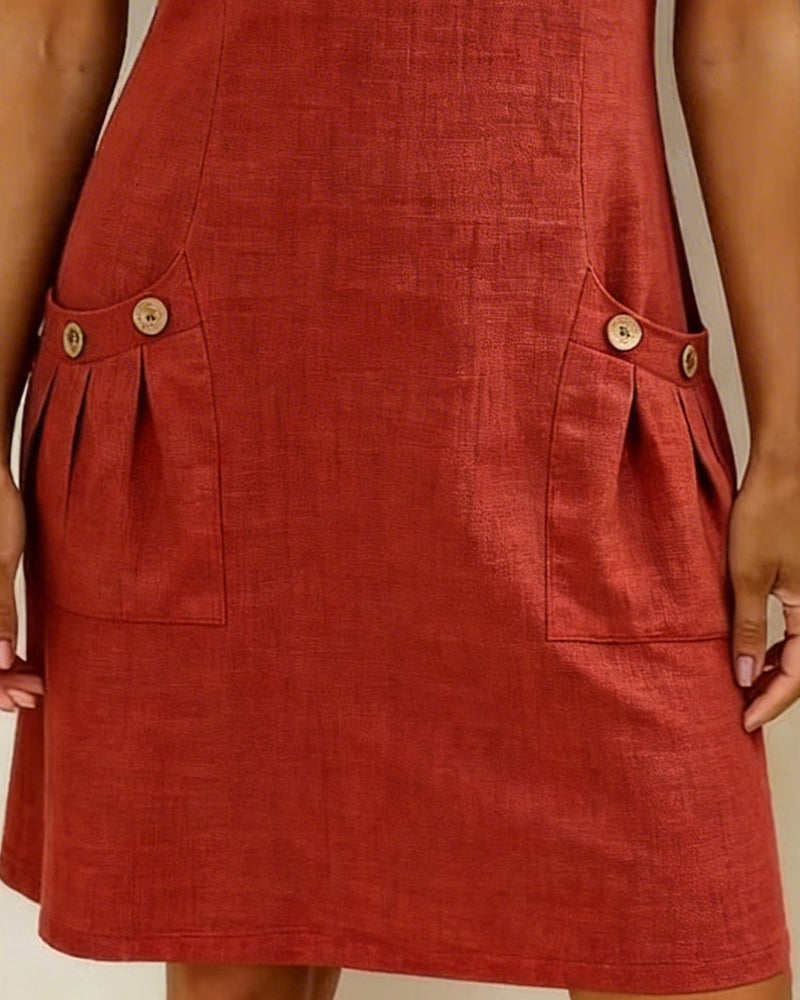 Nerisse™ | Zipper Pocket Casual Dress