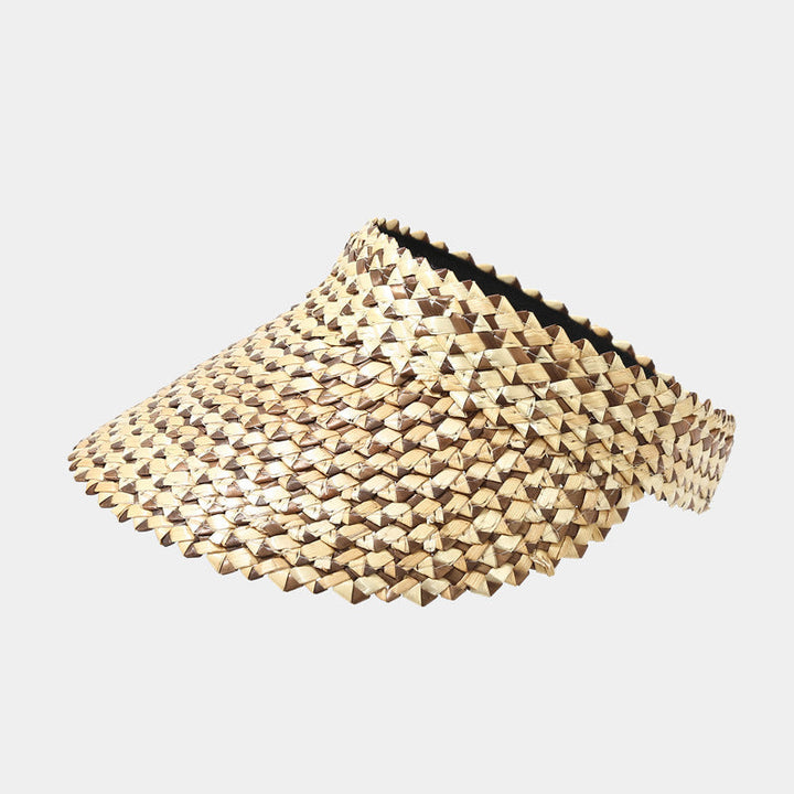 Alanna™ | Wide Brim Adjustable UV Protection Sun Visor Hat