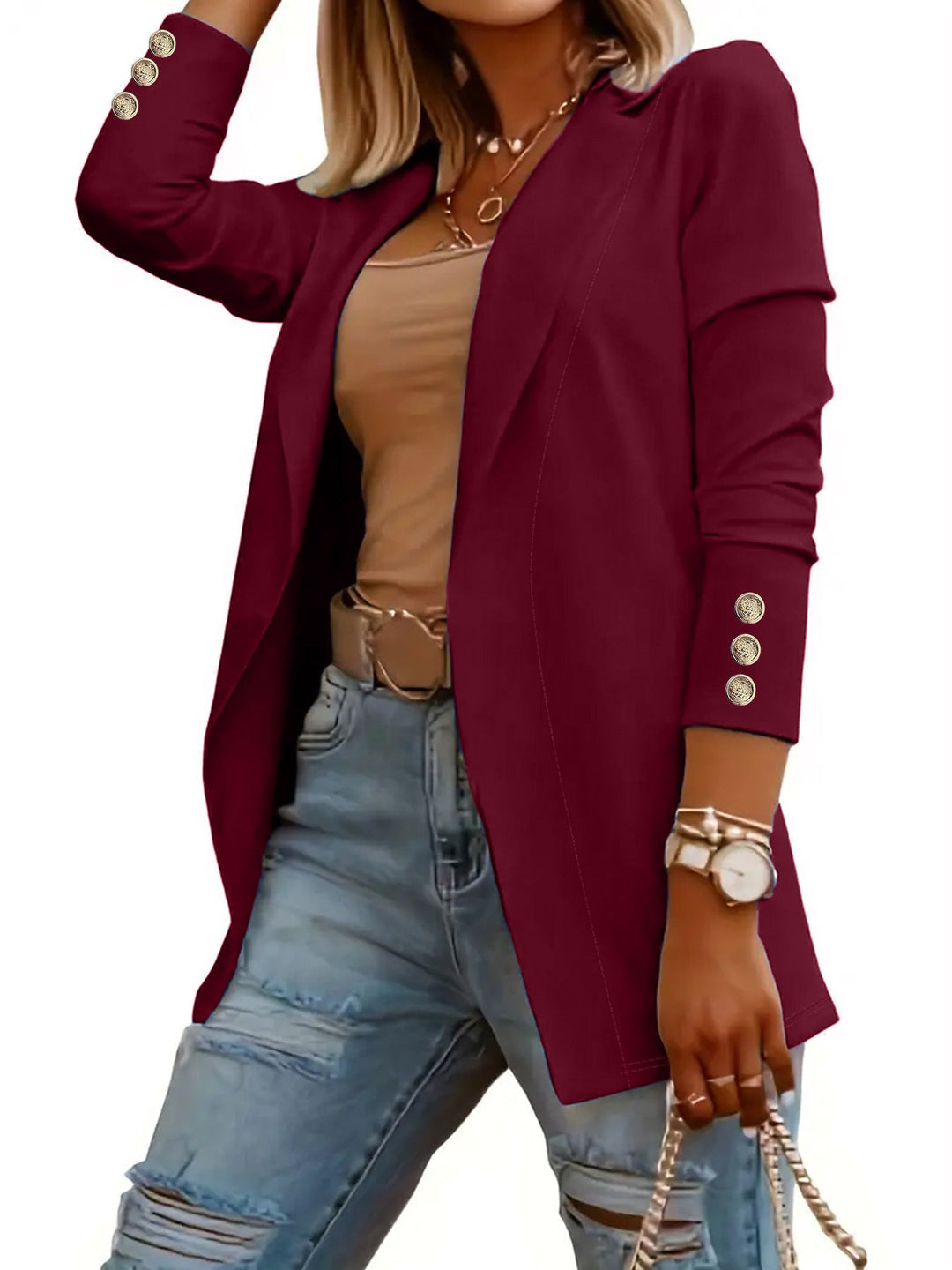 Mckenna™ | Open Front Longline Blazer