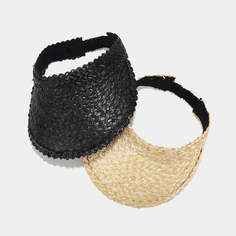 Alanna™ | Wide Brim Adjustable UV Protection Sun Visor Hat