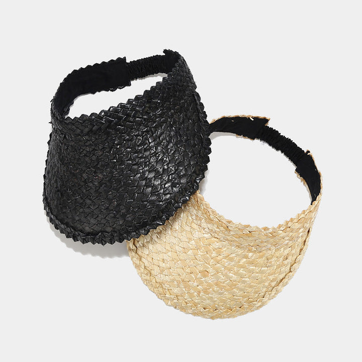 Alanna™ | Wide Brim Adjustable UV Protection Sun Visor Hat