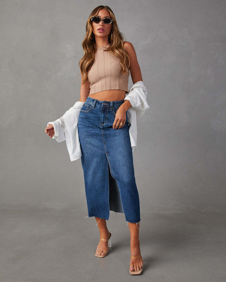 Mallory™ | High-Waisted Casual Skirt