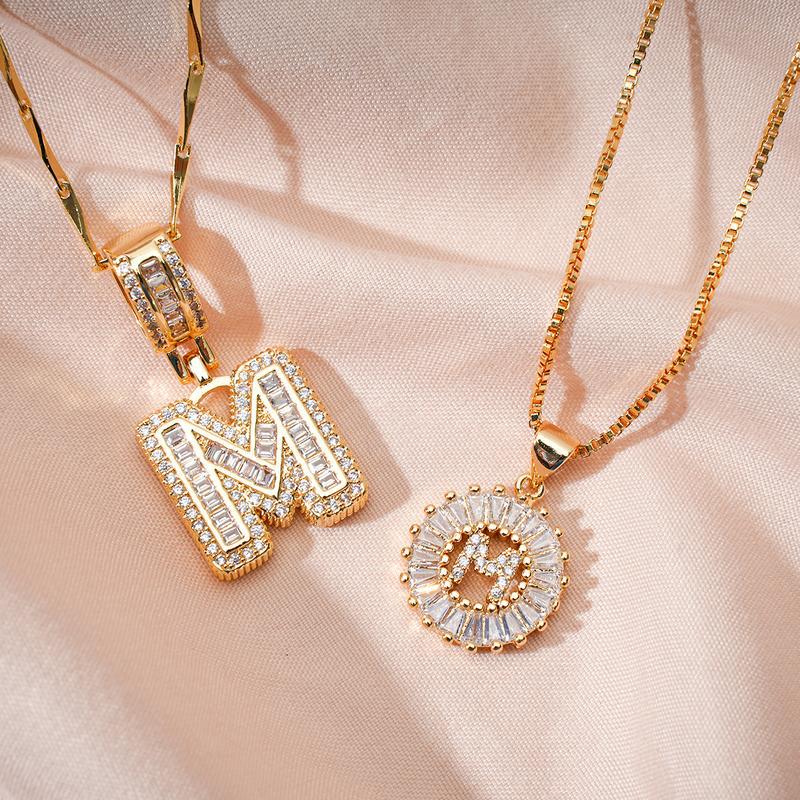 ROSALIE™ │ Dainty Initial Necklace Duo (2-Pack)