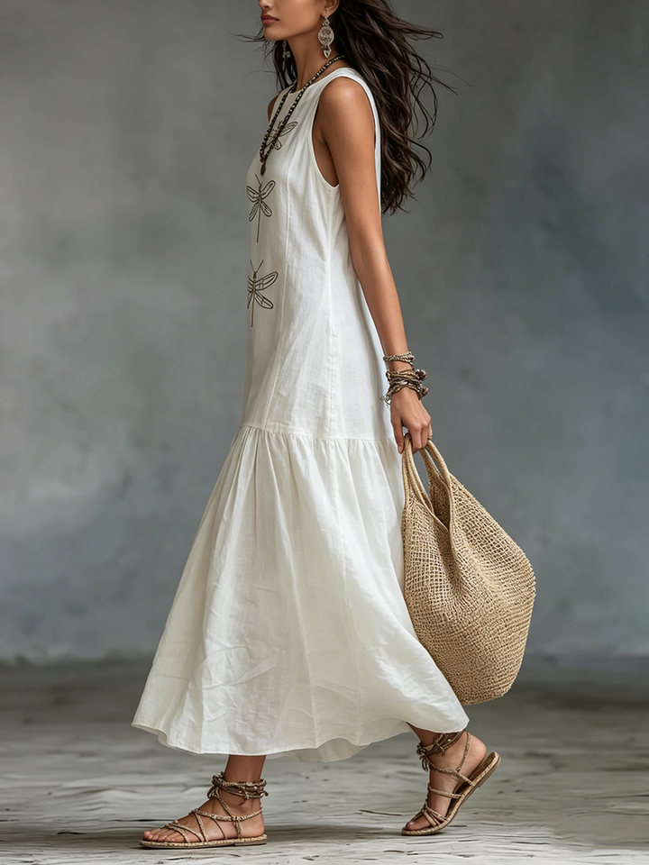 Paisley™ | Sleeveless Flowy Maxi Dress