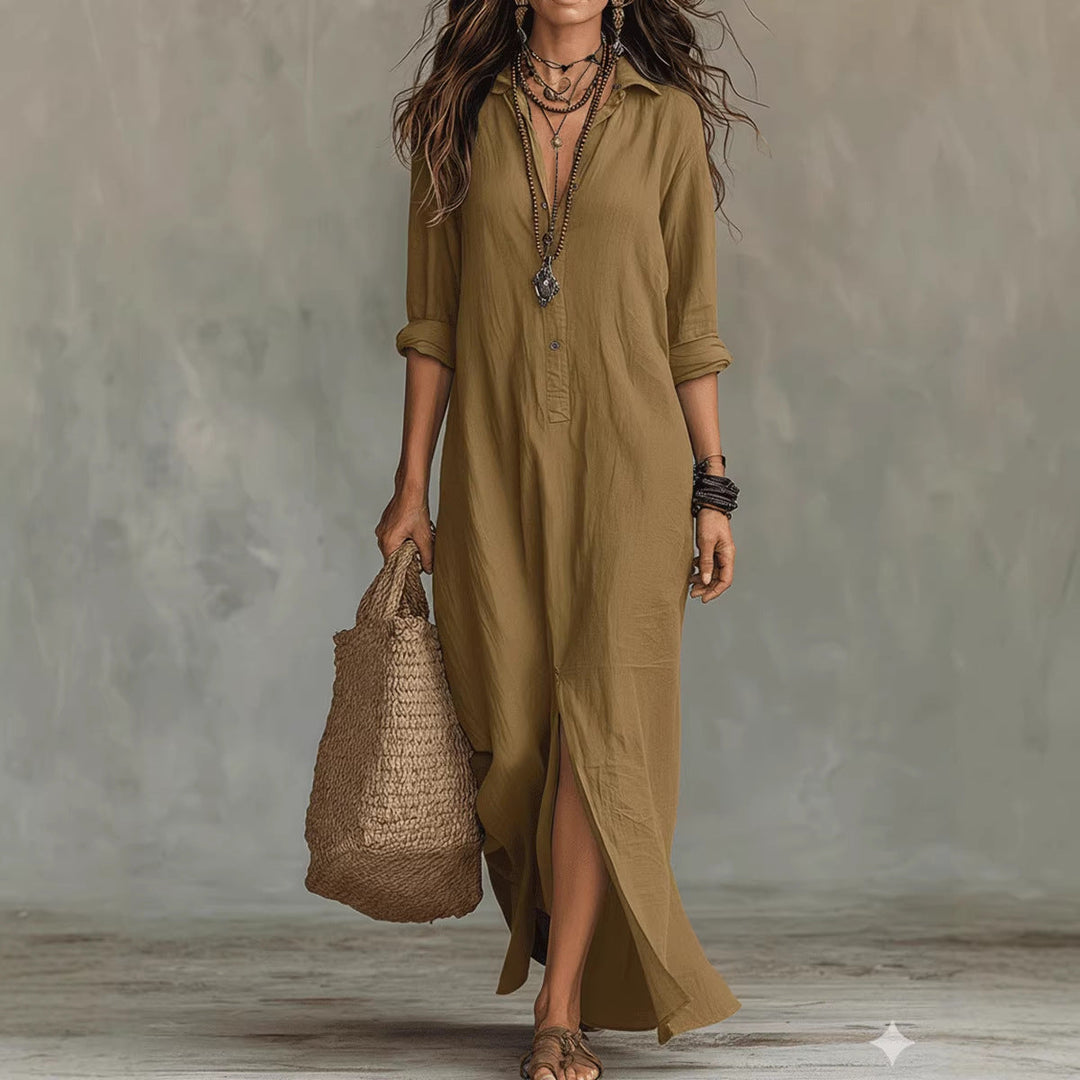 Nina™ | Flowy Flattering Casual Maxi Dress