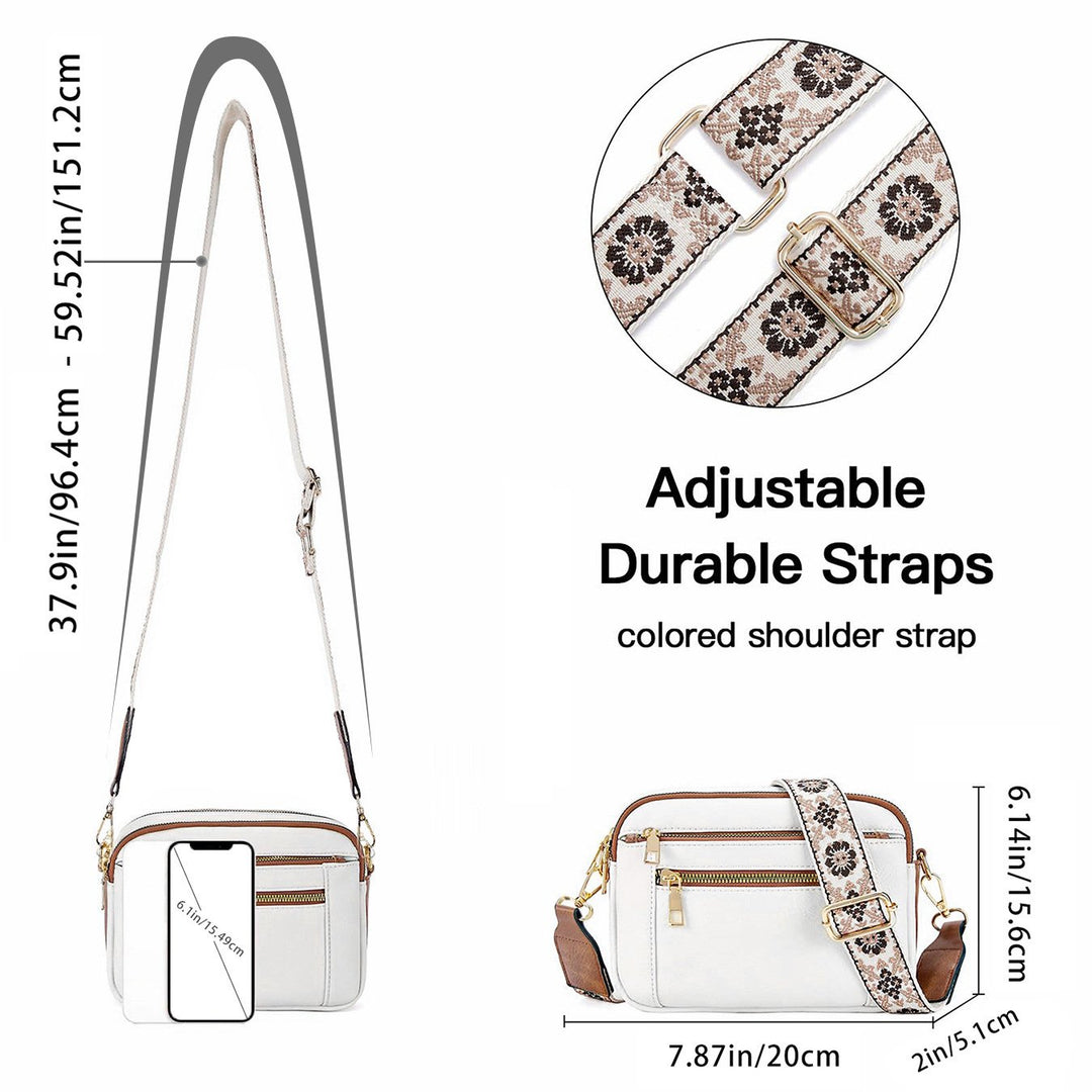Julia – Refined Leather Shoulder Bag with Compartments
