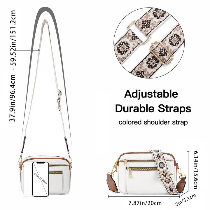 Julia – Refined Leather Shoulder Bag with Compartments