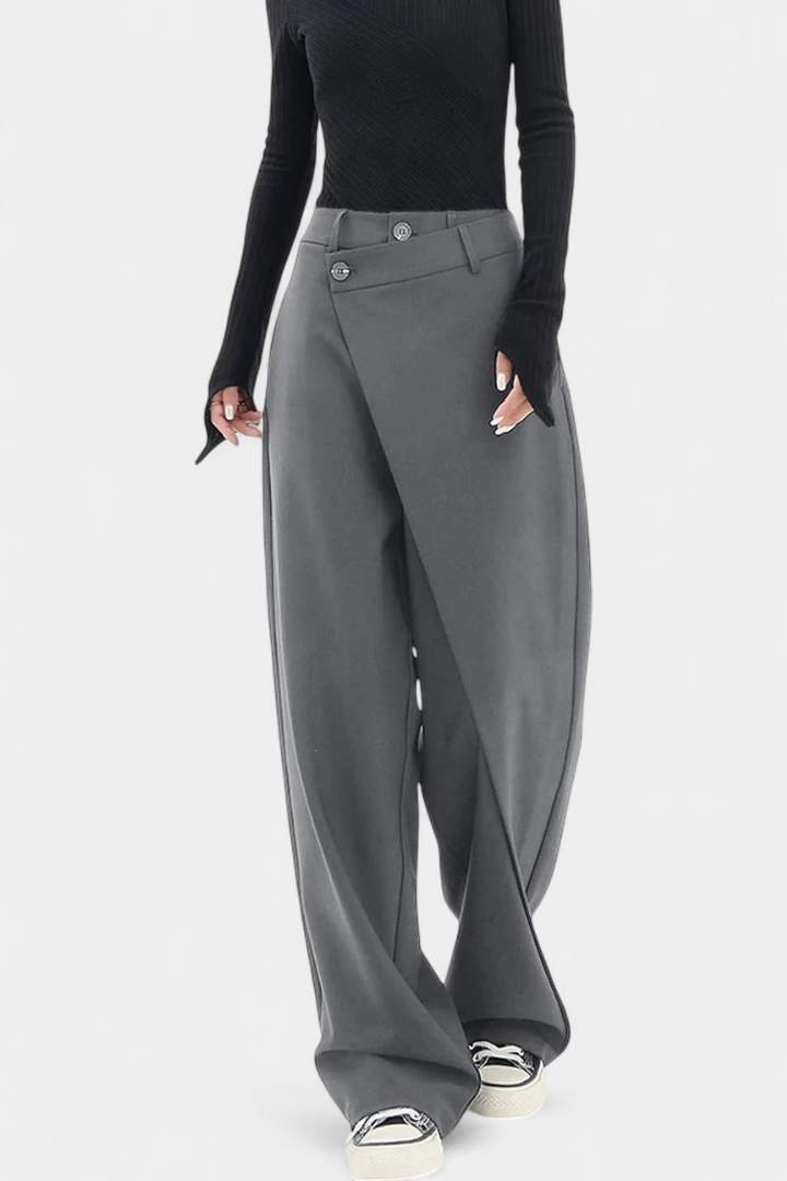 Delilah™ | High-Waisted Straight Leg Pants