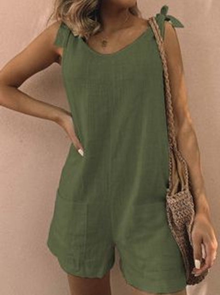 Ivory™ | Casual Sleeveless Summer Playsuit
