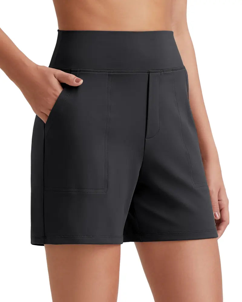 Paisley™ | High-Waisted Lightweight Summer Shorts